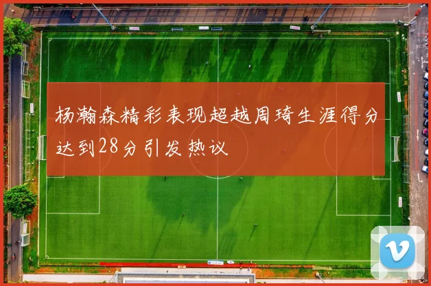 杨瀚森精彩表现超越周琦生涯得分达到28分引发热议