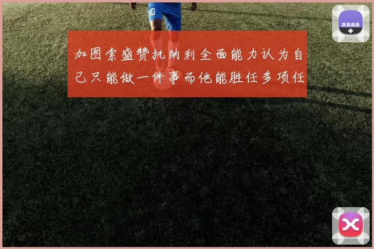 加图索盛赞托纳利全面能力认为自己只能做一件事而他能胜任多项任务